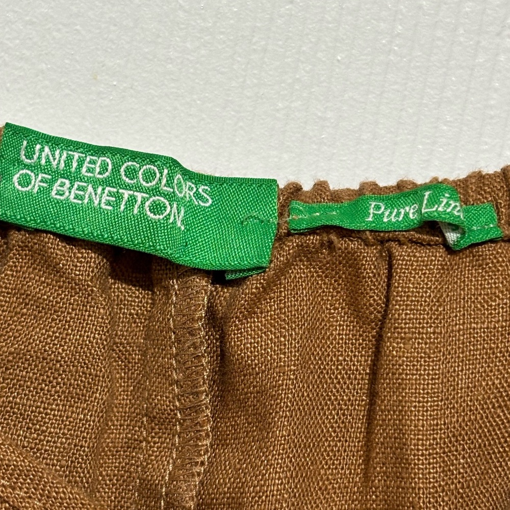 United Colors of Benetton Pure Linen Long  Dress size L - Picture 8 of 9